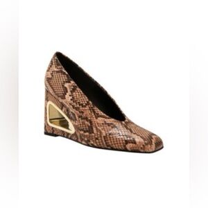 Katy Perry - Women's Snake Print - The Hollow Wedge Pump Heels